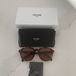 CELINE Round Sunglasses CL 400171 Havana